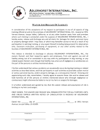13 Best Photos of Release Of Liability Form - Waiver - Sample ...