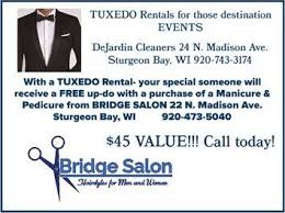 Our men's suits celebrate the best combination of trend and tradition. Tuxedo Rentals Men S Formal Wear Sturgeon Bay Wi