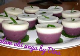 Warnanya yang cantik ternyata membuat ubi ungu memiliki resep olahan yang sehat dan nikmat di lidah anda. Resep Kue Talam Ubi Ungu Oleh Dapur Dien Cookpad