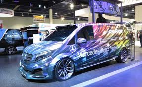 Mercedes Shows Off Four Customized Vans At Sema Mercedes Benz Vans Mercedes Benz Vito Customised Vans