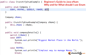 Use else if to specify a new condition to test, if the first condition is false. Beginner S Guide To Java Enum Why And For What Should I Use Enum Java Enum Examples Crunchify