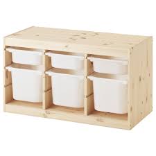 Profitez de prix ikea toute l'année ✅. Trofast Combi Rangement Boites Pin Teinte Blanc Clair Blanc Ikea