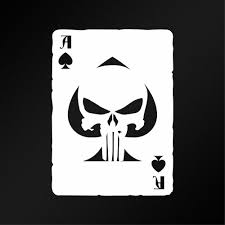 Ace Of Spades Card Black And White Ace Of Spades Old Playing Card Punisher Skull Jdm Car Laptop Vinyl Decal Sticker Plantillas Graffiti Calaveras Dibujos Tribales