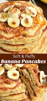 Banana Pancakes Soft And Fluffy Pancakes Made With Mashed Bananas Cinnamon And Nuts Perfect R Ripe Banana Recipe Banana Pancakes Recipe Banana Nut Pancakes