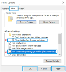 Click on the view tab. How To See Hidden System Files In Windows 10