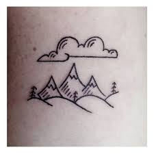Maybe you would like to learn more about one of these? Cute And Simple Little Mountain Nature Scene Tattoo By Laura Carney From Va Kiss Of Ink Tattoo Studios Tattoos Ink Tattoo Triangle Tattoo