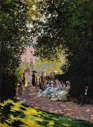 Claude Monet The Parc Monceau Oil Painting Reproductions Arte Impressionista Belas Pinturas Monet