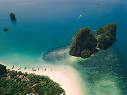 Krabi emerald seas and limestone cliffs