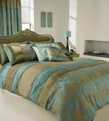 Maybe you would like to learn more about one of these? Apachi Super King Size Duvet Cover Bedding Set Gold Teal Buy Online In Faroe Islands At Faroe Desertcart Com Productid 58801294