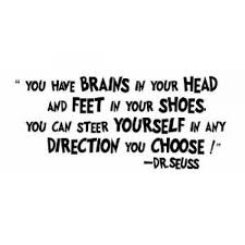 Dr Seuss Quote You Have Brains In Your Head Seuss Quotes Dr Seuss Quotes Cool Words
