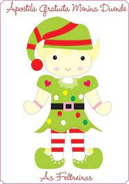 apostila de molde gratuita menina duende as feltreiras felt christmas hello kitty christmas ornaments