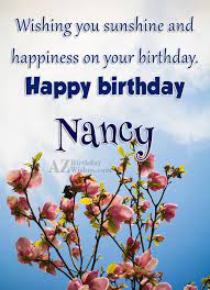 Latest birthday cake with nancy name ideas. Happy Birthday Nancy