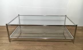 Aluminum coffee table roche bobois. Large Chromed Coffee Table From Roche Bobois 1970s For Sale At Pamono