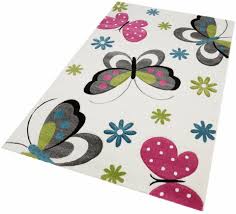 Lassen sie märchen wahr werden mit demkinderteppich prinzessin lillifee! Kinderteppich Gartempe Merinos Rechteckig Hohe 13 Mm Schmetterlinge Handgearbeiteter Konturenschnitt Online Kaufen Otto