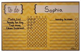 Dry Erase Calendars Chores