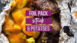 Foil Pack Garlic Steak Potatoes Veggies Gimme Delicious