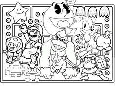 More than 5.000 printable coloring sheets. Gaming Coloring Pages Gaming Wallpaper