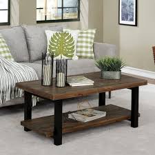 Other coffee tables, such as those from winsome, have narrow drawers for stowing remotes, game controllers and other electronic essentials. Buy Rustic Coffee Console Sofa End Tables Online At Overstock Our Best Living Room Furniture Deals