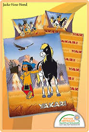 Gemeinsam mit seinen freunden und gefährten erlebt der indianerjunge yakari, der sogar die tiersprache beherscht , allerhand spannende geschichten. Bettwasche Yakari Gelb Bei Uns Im Online Shop Gunstig Bestellen Bzw Kaufen