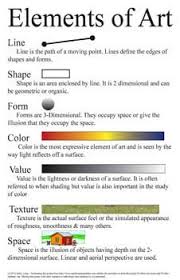 Elements Of Art Poster In 2020 Elements Of Art Art Basics Elements Of Art Line
