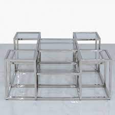This living room staple features a rustic, farmhouse style that will instantly take your home from drab to fab! Stainless Steel Coffee Table Mirrored Furniture Coffee Tables