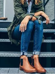 Chelsea boots for men can make an outfit look grunge or polished, depending on how you style them. 20 Brown Boots Outfit Ideas To Look Fancy In Autumn Outfit Styles