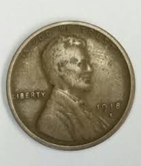 1918 S Lincoln Wheat Cent Amazing Detail Wheat Lines Suit