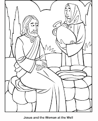 Or sometimes you just need to fill in those last five minutes before the end of class. Woman At The Well Coloring Page Coloring Home