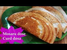 Mosaru Dose Or Curd Dosa Recipe Explained With Step By Step Pictures And Video Mosaru Dose Is Prepared Using Rice Curd And Fenugreek Seeds Dosa Recipes Curd