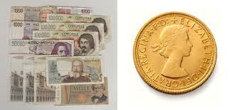 Cambio euro dollaro banca d italia. Documento Del 1968 Riporta Sterlina D Oro A 3 6