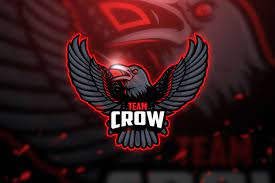 Red Crow Mascot Esport Logo Red Crow Crow Logo Crow