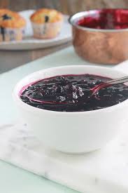 Coulis De Myrtilles Fraiches Ou Surgelees Sauce Aux Bleuets Cuisine Culinaire