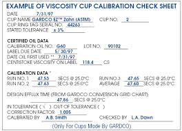 13 B4 Cup Viscosity Conversion Chart B4 Cup Viscosity