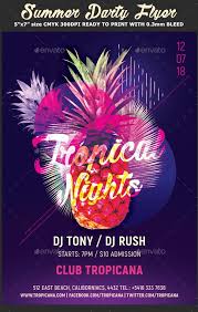 Summer Party Flyer Template Party Flyer Party Event Flyer