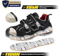 Lightweight Leather Safety Sandals Work Shoe with Composite ...