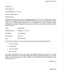 Bandung 24 september 2019 perihal. Contoh Surat Lamaran Kerja Di Bank Jadi Teller Marketing Dan Lainnya