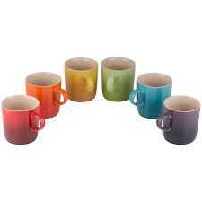 Le Creuset Stoneware Rainbow Mugs 350ml Set Of 6 Assorted Creuset Mugs Le Creuset Stoneware Enjoy free shipping on most stuff, even big stuff. le creuset stoneware rainbow mugs