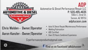 Automotive Diesel Performance 5901 E 22nd St Tucson Az Auto Repair Mapquest