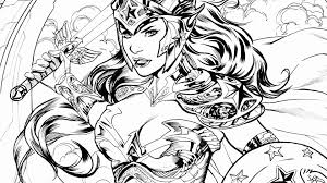 Funny wonder woman coloring page for children. Coloring Pages Of Wonder Woman Coloring And Drawing