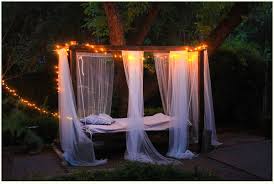 When you hang your swing, you'll use the same eye screws in the ceiling. How To Build A Hanging Bed Easy Diy Outdoor Swing Bed To Complete Your Backyard Goals