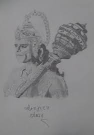 Pin By Spiritual 303 On Sankat Mochan Mahabali Hanuman Serial Drawing Drawings Humanoid Sketch Art