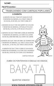Cantiga A Barata Diz Que Tem Pin Em Cantigas Populares