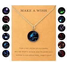 You are a wonderful pair. Zodiac Constellation Necklace Aries Virgo Taurus Cancer Capricorn Sagittarius Leo Pisces Gemini Aquarius Libra Scorpio Silver Celestial Symbols Birthday Jewelry Men Jewelry