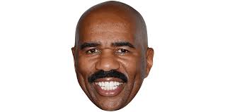 Broderick stephen harvey (born january 17, 1957) is an american television presenter, comedian, actor, broadcaster, author, game show host and businessman. Celebrity Big Head Steve Harvey Smile Celebrity Cutouts