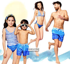 Available in a variety of colors and styles, cabana life's daddy and me swimwear is guaranteed to please even the pickiest pairs. Matching Family Swimwear Two Piece Swimsuit Matching Mom And Dad Outfit Kids Bathing Suits Dad Outfit Matching Mom