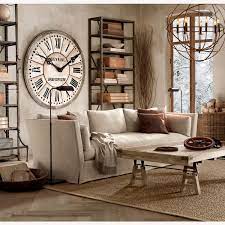 The super minimal clock moves across the wall with its large pointer to create a memorable kinetic art piece. Oversized Decorative Wall Clocks Ideas On Foter