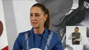 La presidenta Claudia...