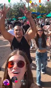 Keanu, Kelley, and Lauren working their way through Hollywood Studios, past  Slinky Dog, and