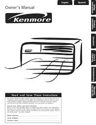When winter comes you can easily remove the unit from your window and store it until the summer months. Kenmore Air Conditioner Owner S Manual Pdf Download Manualslib