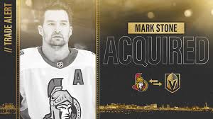 This offseason the golden knights will have to make a challenging decision. Vegas Golden Knights Acquire Stone From Ottawa Senators Trade Show Expo